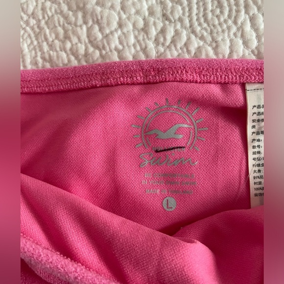 Holister pink bikini bottoms size large cheeky - Picture 4 of 6